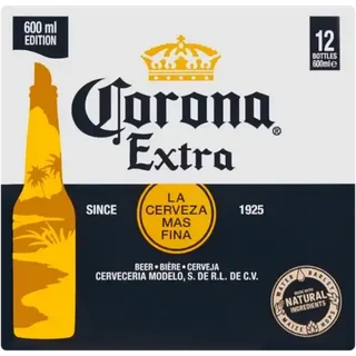 Corona Extra Beer Box 12 x 600ml